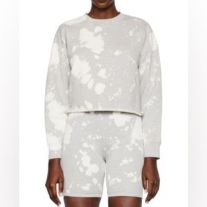 FRAME Tie-Dye Easy Sweatshirt Sweatpant Sweatsuit Set size S